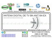 ANTENA DIGITAL DE TV BK-ANT184-EX