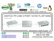 SWITCH TP-LINK 5 PORT 10/100 TL-SF1005D