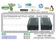 EXTENSOR ACTIVO HDMI - RJ45 60M