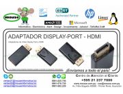 ADAPTADOR DISPLAY-PORT - HDMI