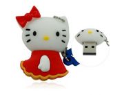 PEN DRIVE 8GB - DISEÑO HELLO KITTY ROJO