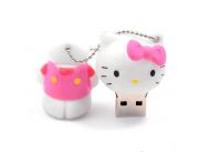 PEN DRIVE 8GB - DISEÑO HELLO KITTY ROSADO