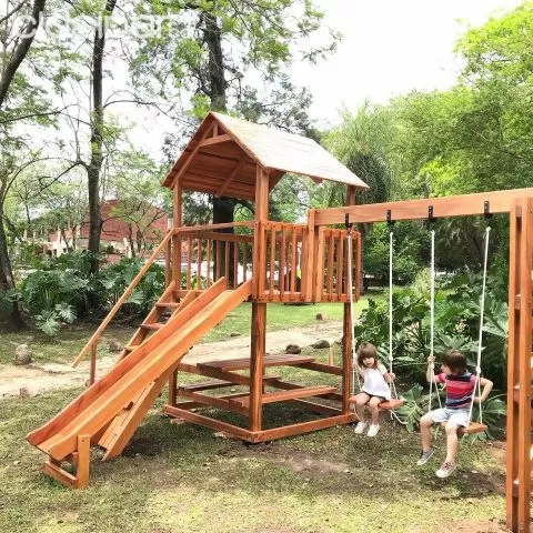 parques infantiles madera