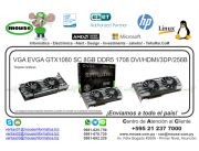 VGA EVGA GTX1080 SC 8GB DDR5 1708 DVI/HDMI/3DP/256B