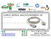 CABLE SERIAL MACHO/HEMBRA 1M