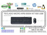 TECLADO MICRO APB-00004 KIT 600 USB