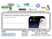 TONER HP CE505D (05D) DUPLO