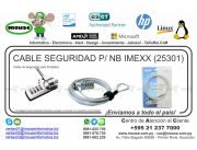 CABLE SEGURIDAD P/NB IMEXX (25301)