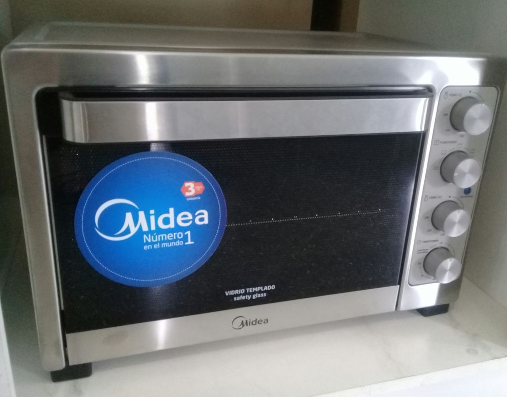 HORNO MIDEA DE 38 LITROS INOX !! NUEVOS EN CAJA CON 2 AÑOS D GARANTÍA !  DELIVERY SIN COSTO #1108640 | Clasipar.com en Paraguay