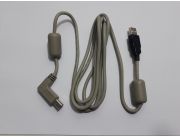 CaBle Usb para impresoras, a-b , con filtro , 1.5 metros , b en conexion 90 grados.