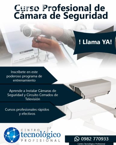 Cursos y seminarios - Curso de CCTV cámaras de seguridad