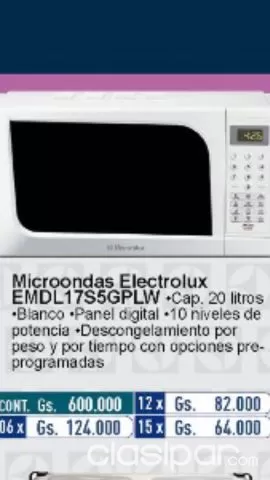 Microondas 15 Litros Eletrolux