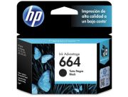 Cartucho de tinta Hp modelo 664 negro 2ml. f6v29al.