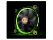 COOLER THERMALTAKE RIING 14 LED GREEN RADIATOR FAN