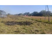 VENDO TERRENO EN LA CIUDAD DE CARAPEGUA/ CALIXTRO SOBRE RUTA, CAMINO ACAHAY