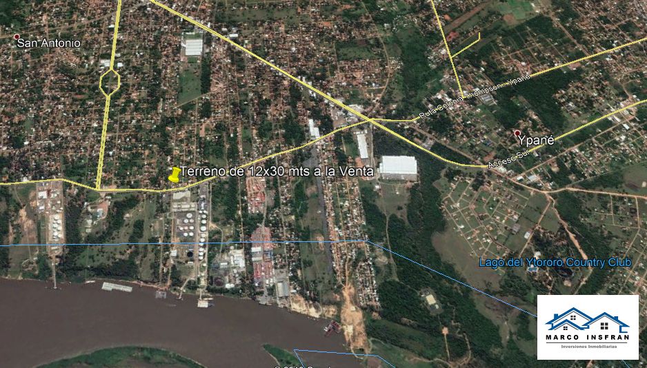 Terreno de 12x30 mts. A solo 30 mts. del ASFALTO en San Antonio — foto 2