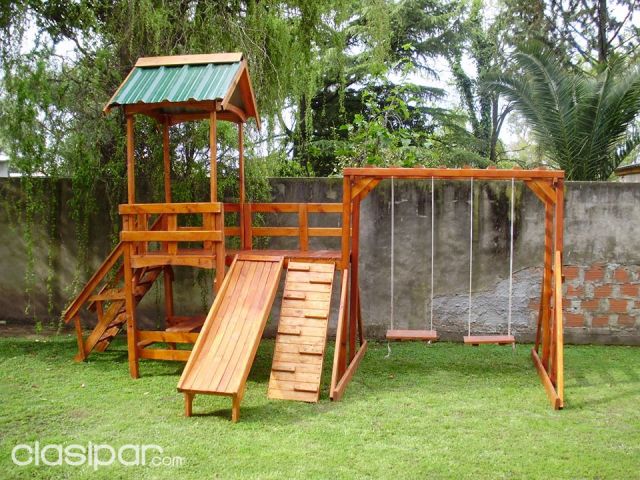 parques infantiles madera