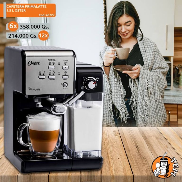 CAFETERA PRIMALATTE OSTER BVSTEM6701SS-053 INOX-1.5L P/ AGUA- 0.6L P/ LECHE  #1162491 | Clasipar.com en Paraguay