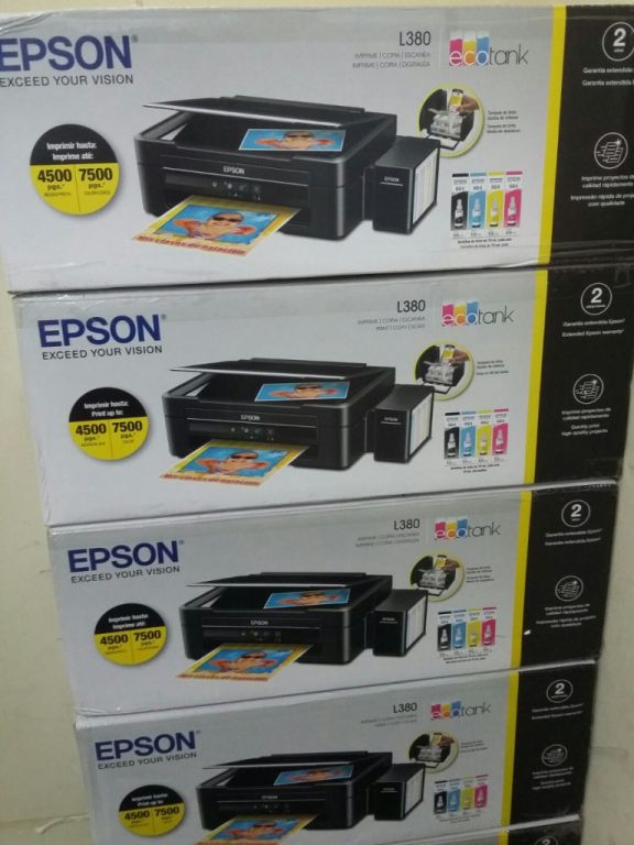 Impresora Epson L380. Nuevos en caja. Incluye las tintas. Envios Gratis.  #783144 | Clasipar.com en Paraguay