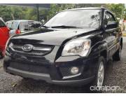 EXTRAORDINARIA KIA SPORTAGE AÑO 2008 - COLOR NEGRO - RECIEN IMPORTADA - SIN DETALLES CASI COMO UN 0 KM ...!!!!! TR CON AUGUSTO CENTURION