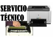 SERVICIO TECNICO IMP HP LASER CP1025NW COLOR E INSUMOS