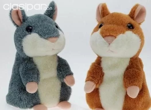 peluche hamster hablador