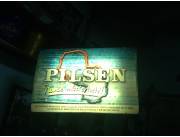 Vendo cartel luminoso Pilsen funcionando