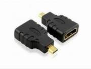 FICHA ADAPTADOR CONVERSOR MICRO HDMI MACHO A HDMI HEMBRA