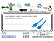 MANH CABLE USB 3.0 MICRO 325424 2MTS