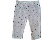 Pantalón Gris Estrellas Bebé Quiltex 0-3 / 3-6 100% algodón