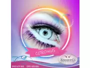 Lentes de Contacto para Halloween color Blanco diseño Coronus