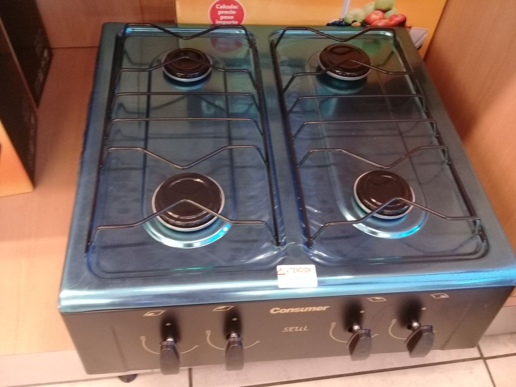 COCINA TOKYO EURO INOX, 4 HORNALLAS, FRENTE Y MESA INOX COTOEUI-RE - 3002028