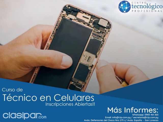 Informática / computación - Curso de Reparaciones de Teléfonos Celulares de Alta Gama - San Lorenzo