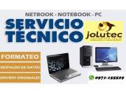 FORMATEO DE PC Y NOTEBOOK EN LAMBARE - ASUNCION- VILLA ELISA- SAN ANTONIO - ÑEMBY