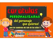 Vuelta a Clases!!! con las Carátulas Personalizadas!!!