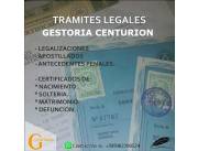 GESTORIA CENTURION - LEGALIZACIONES DE DOCUMENTOS EN PARAGUAY