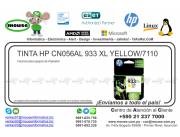 TINTA HP CN056AL 933 XL YELLOW/7110