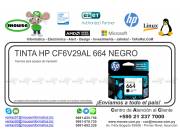 TINTA HP CF6V29AL 664 NEGRO