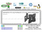 SOPORTE P/TV KLIP KPM-875 13 A 46 30KG GIRA.