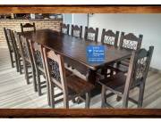 Muebles rústicos para el quincho o el comedor Mesa - Sillones - Living