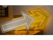 FLECHAS CARTEL LETRERO LED