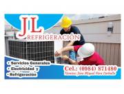 JL Refrigeración. Instalación, mantenimiento y reparación de split. Electricidad en gral.