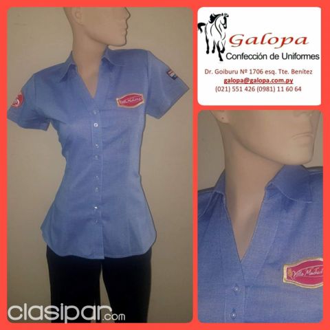 GALOPA UNIFORMES - UNIFORMES PARA OFICINA CAMISA PANTALON POLLERA #1333897  | Clasipar.com en Paraguay
