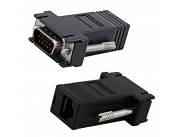 EXTENSOR VGA FICHA POR UTP CAT 5/6 VGA MACHO A UTP RJ45 HEMBA