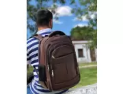 MOCHILA PARA NOTEBOOK - MARRÓN