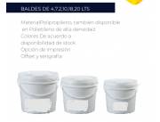 Baldes para pinturas