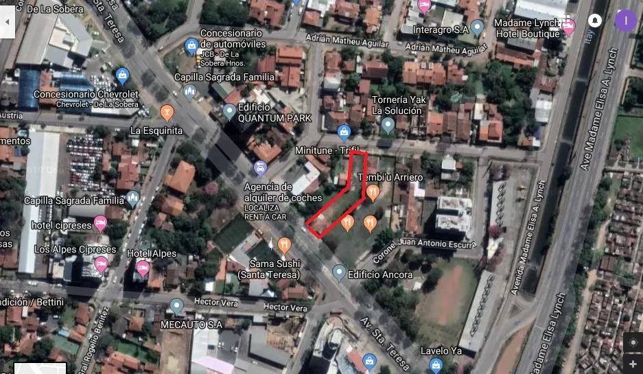 VENDO TERRENO SOBRE AVENIDA SANTA TERESA — foto 2