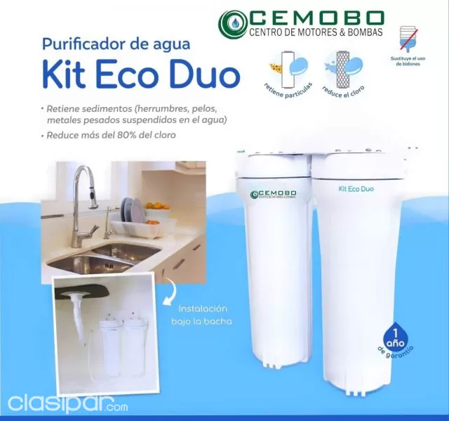 Kit de instalación del filtro de agua bajo del Paraguay