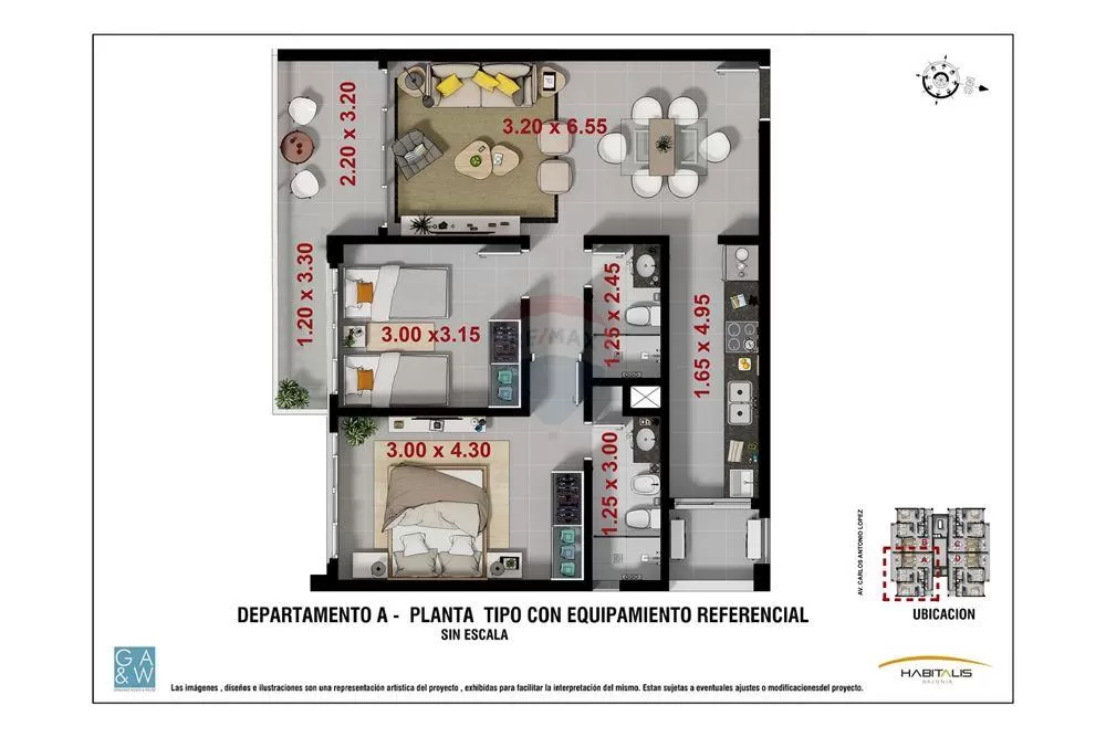 Departamento Habitalis Sajonia — foto 3