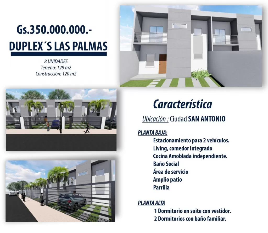 GANGA! VENDO Dúplex a estrenar en San Antonio Gs. 385.000.000.- — foto 3
